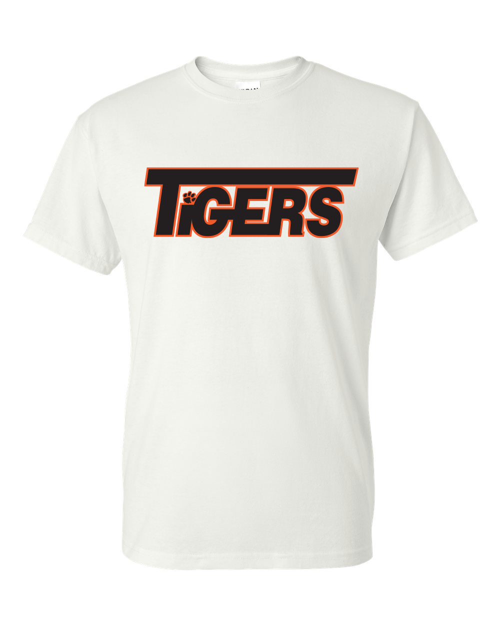 Tigers Helmet Sticker Tee - SHARON TIGER GEAR